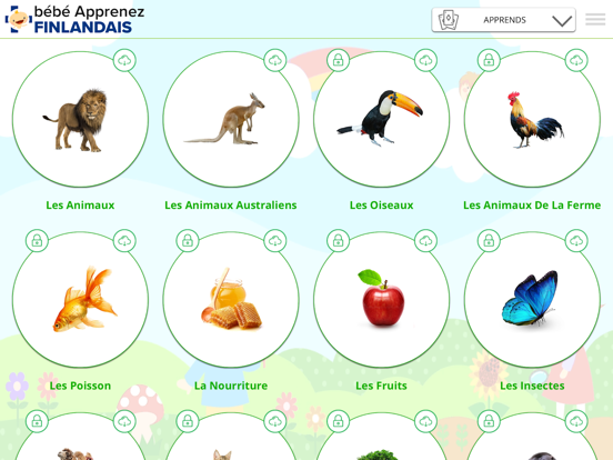 Screenshot #5 pour Bébé Learn - FINLANDAIS