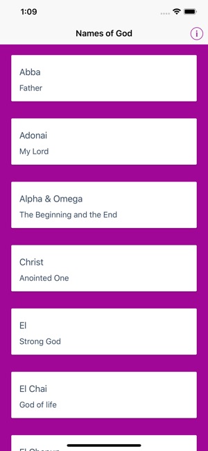 Names of God - OT & NT(圖2)-速報App