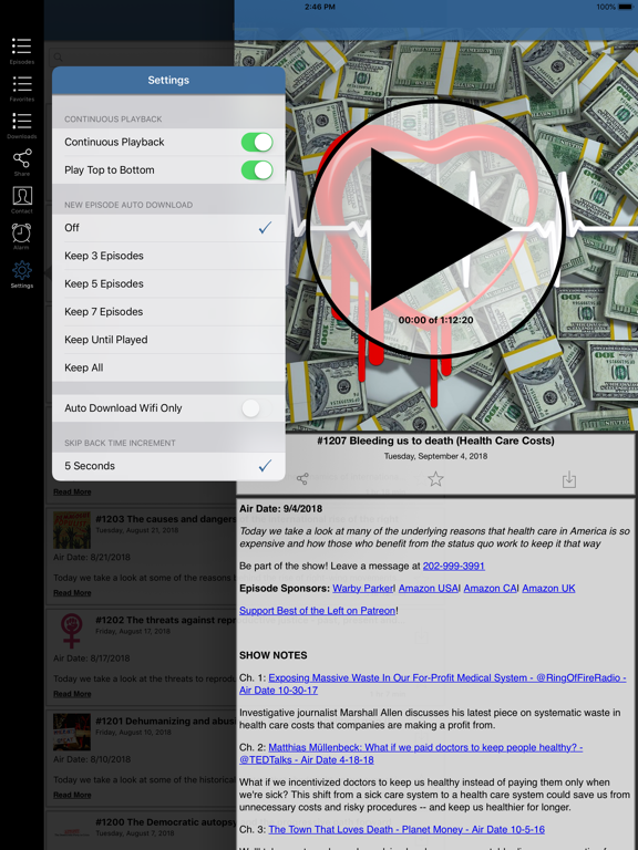 Screenshot #6 pour BEST OF THE LEFT APP