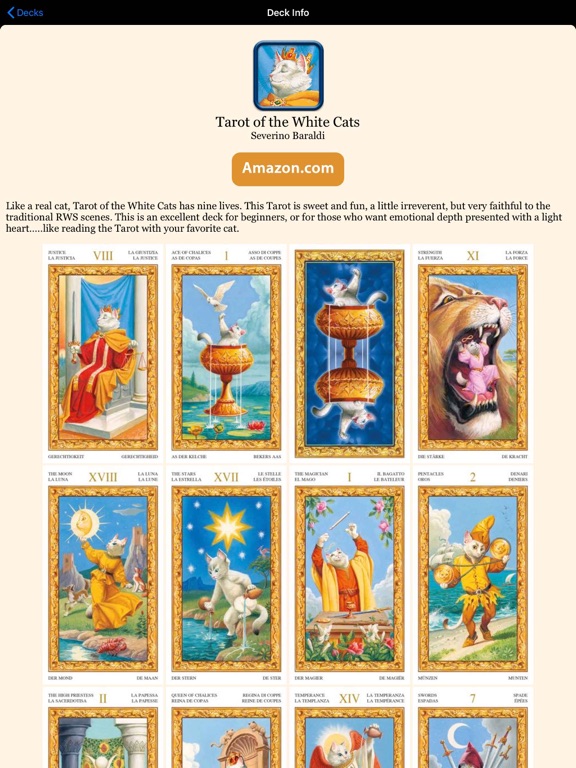 Lo Scarabeo Tarot Collection iPad screenshot 4 - Entertainment app
