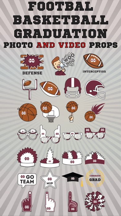 Mississippi St Bulldogs Animated Selfie Stickers screenshot 3