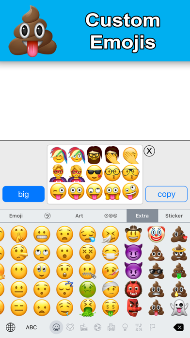 New Emoji Keyboard - Extra Emojis Screenshot 3