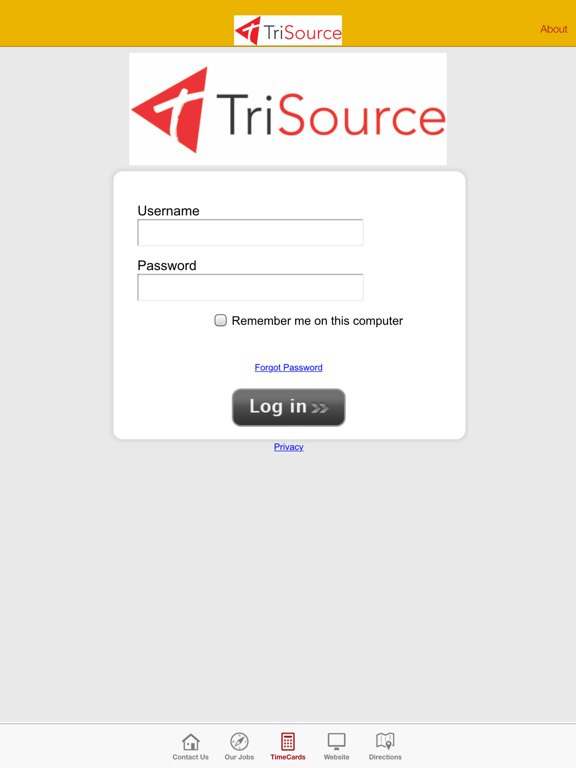 TriSource Staffing App iPad screenshot 2 - Social Networking app