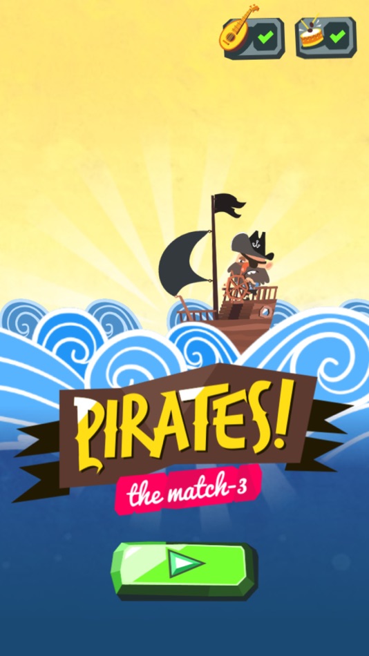 #1. Pirates! - the match 3 (iOS) 由: Tomas Rychnovsky