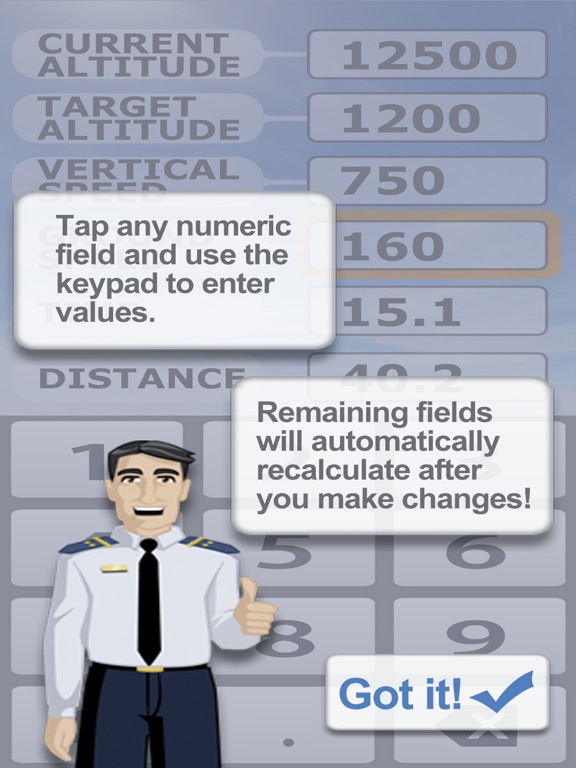 Screenshot #5 pour Aviation Descent Calculator