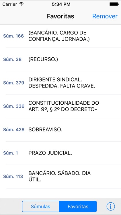 Súmulas TST Tribunal Trabalho screenshot-3