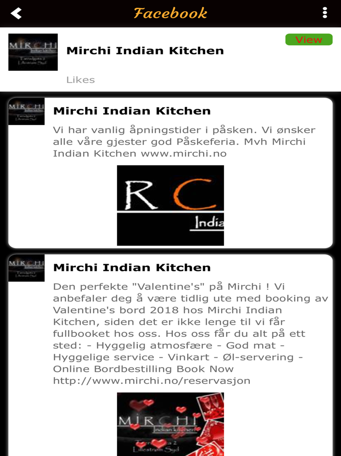 Mirchi Indian Kitchen