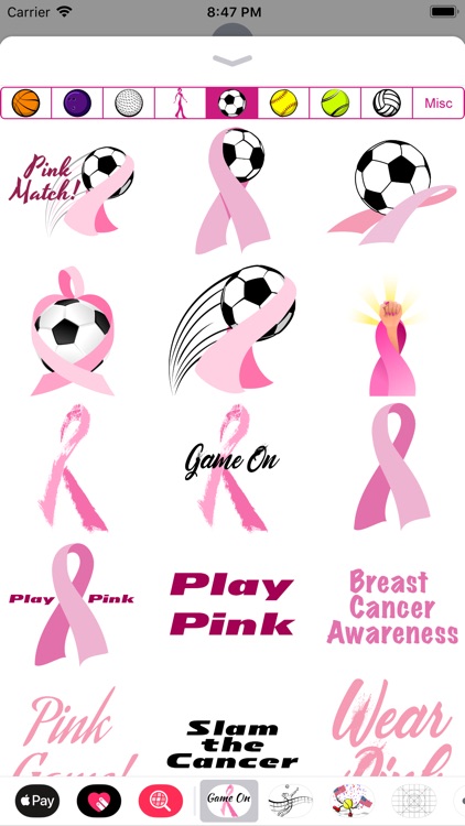 Breast Cancer Sport Ribbons screenshot-4
