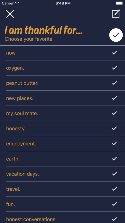 Thankful for - Gratitude Diary