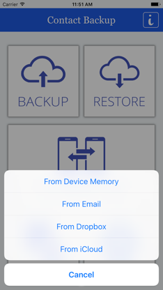 Contact Backup & Transfer screenshot 5