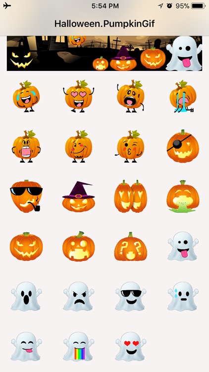 Fun Halloween Pumpkin Sticker