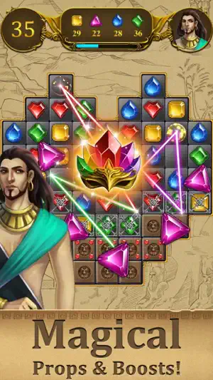 Jewel Swap -Magic Match 3 game screenshot 1
