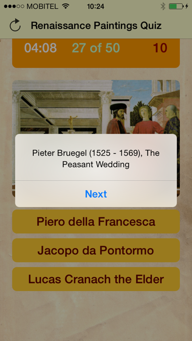 How to cancel & delete Renaissance Paintings Quiz from iphone & ipad 3