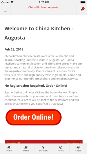 China Kitchen Augusta(圖1)-速報App