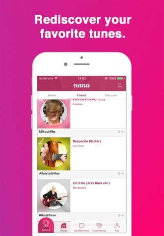 nana - Record your music, sing screenshot 4