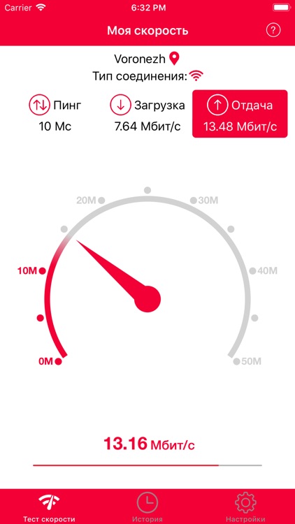 Speed test by INLAB