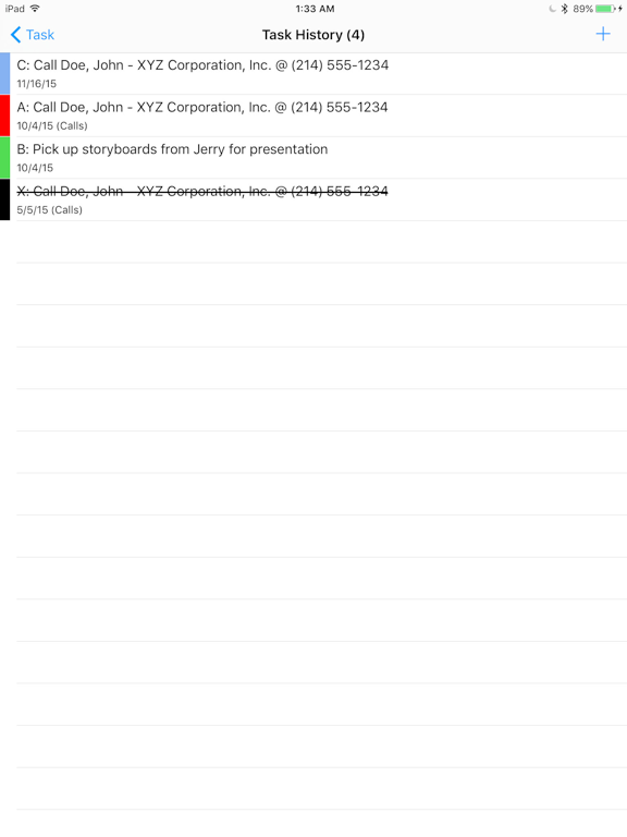 ChaosTasks iPad screenshot 4 - Productivity app