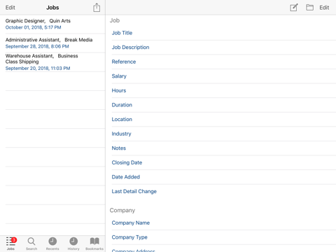 Job Details screenshot 2