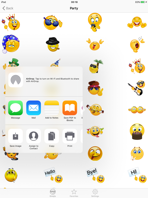 Screenshot #4 pour Adult Emojis Smiley Face Text