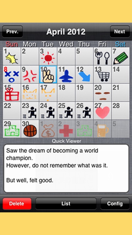 Simple Dream Diary