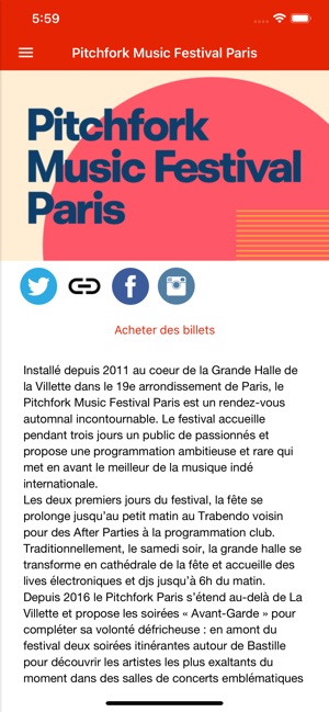 Pitchfork Music Festival Paris(圖2)-速報App