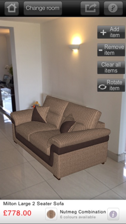 DFS.ie - Sofa & Room Planner