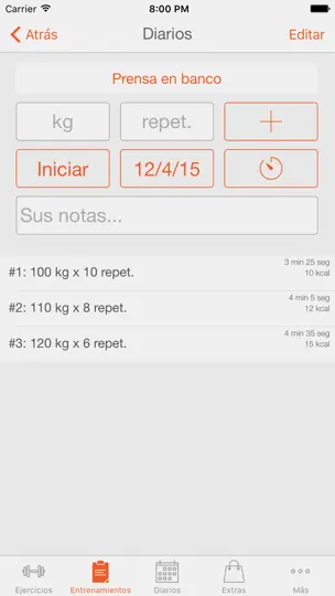 Captura de pantalla de Fitness Point Pro Femenina en iPhone 3