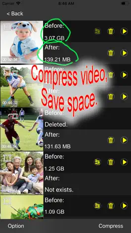 Game screenshot Compress Video - Clean Storage apk