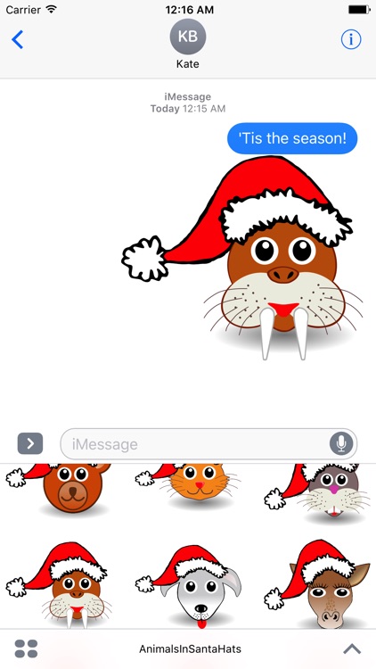 Animals In Santa Hats