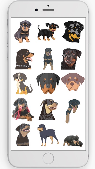 Rottweilers Stickers Pack screenshot 3