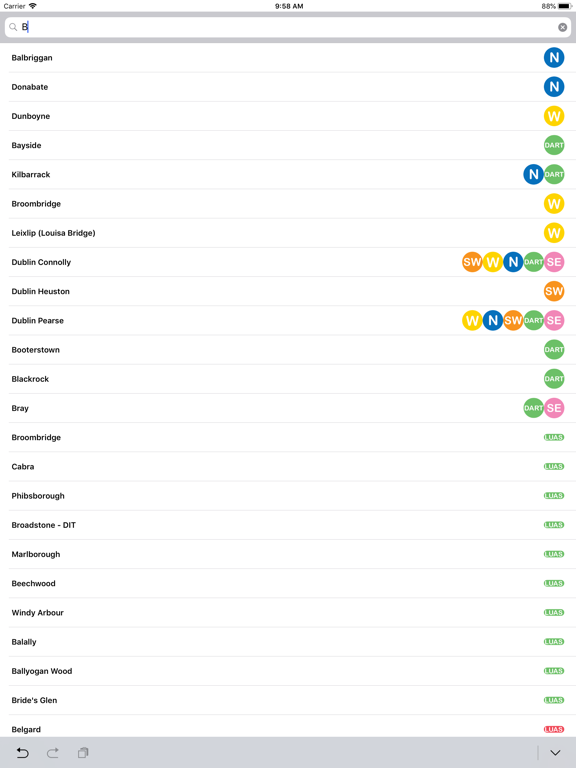 Screenshot #5 pour Dublin Tram and Trains Map