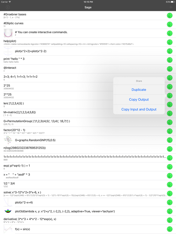 Screenshot #4 pour Sage Math