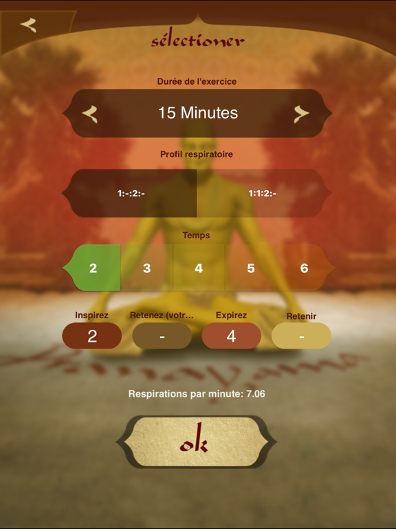 Screenshot #5 pour Health through Breath: Pranayama Lite for the iPad