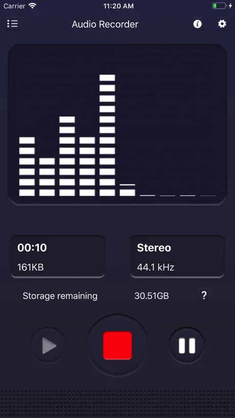 Voice recorder: Audio editor
