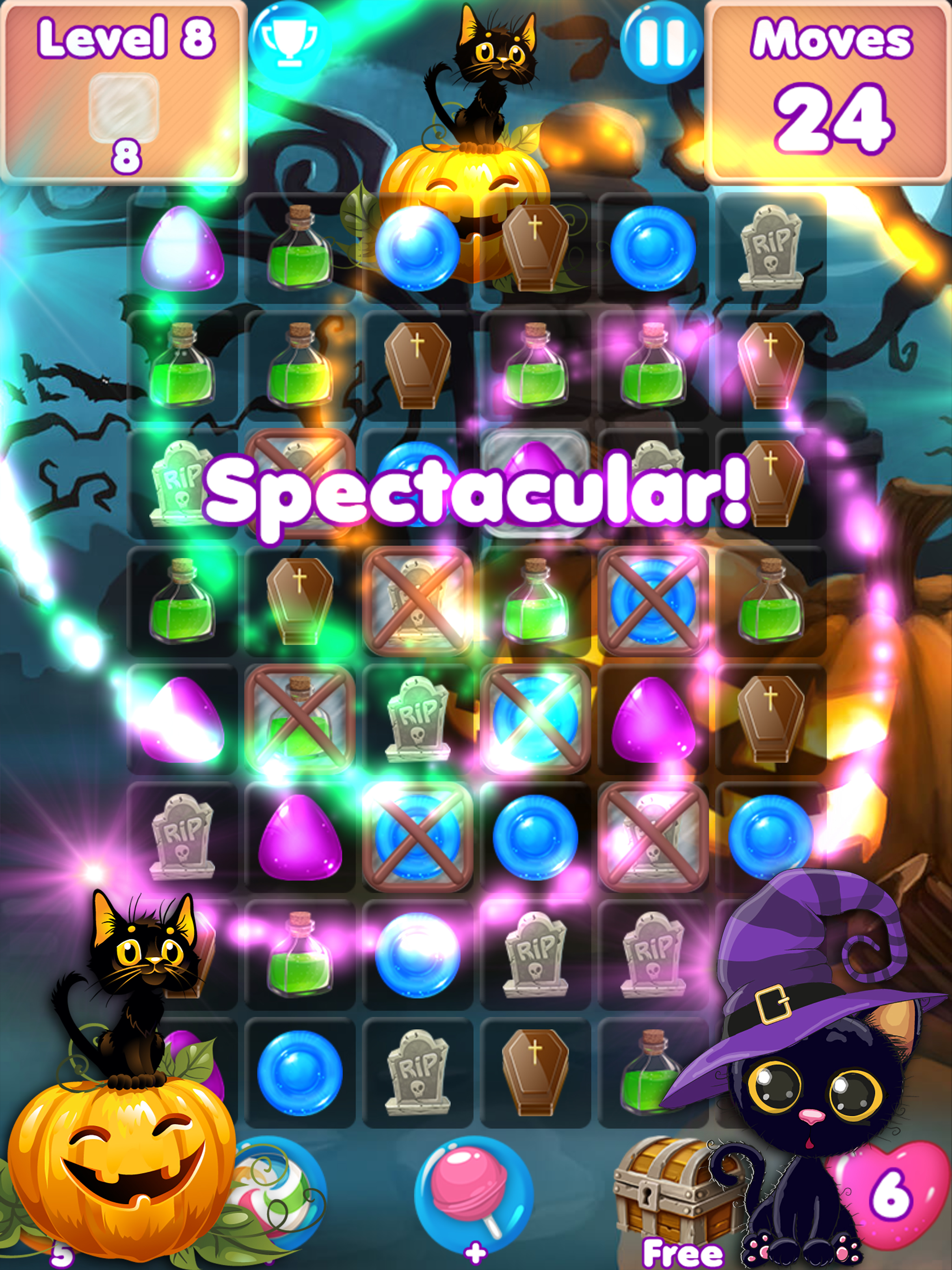 Cute Halloween Games & Treats
