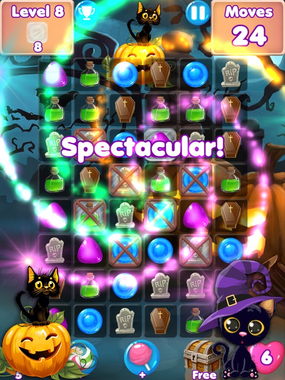 Screenshot #5 pour Cute Halloween Games & Treats