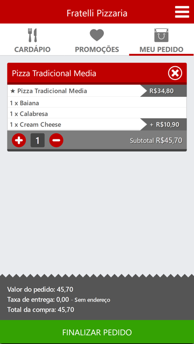 Fratelli Delivery iPhone screenshot