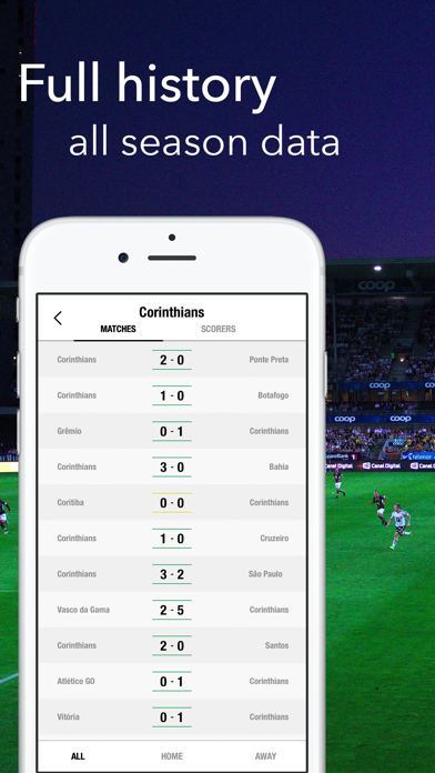 Football Live Serie A Brasil iPhone screenshot