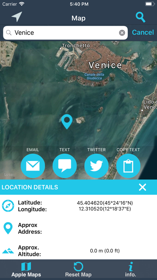 #6. Find My Location details (iOS) Podle: p swagath