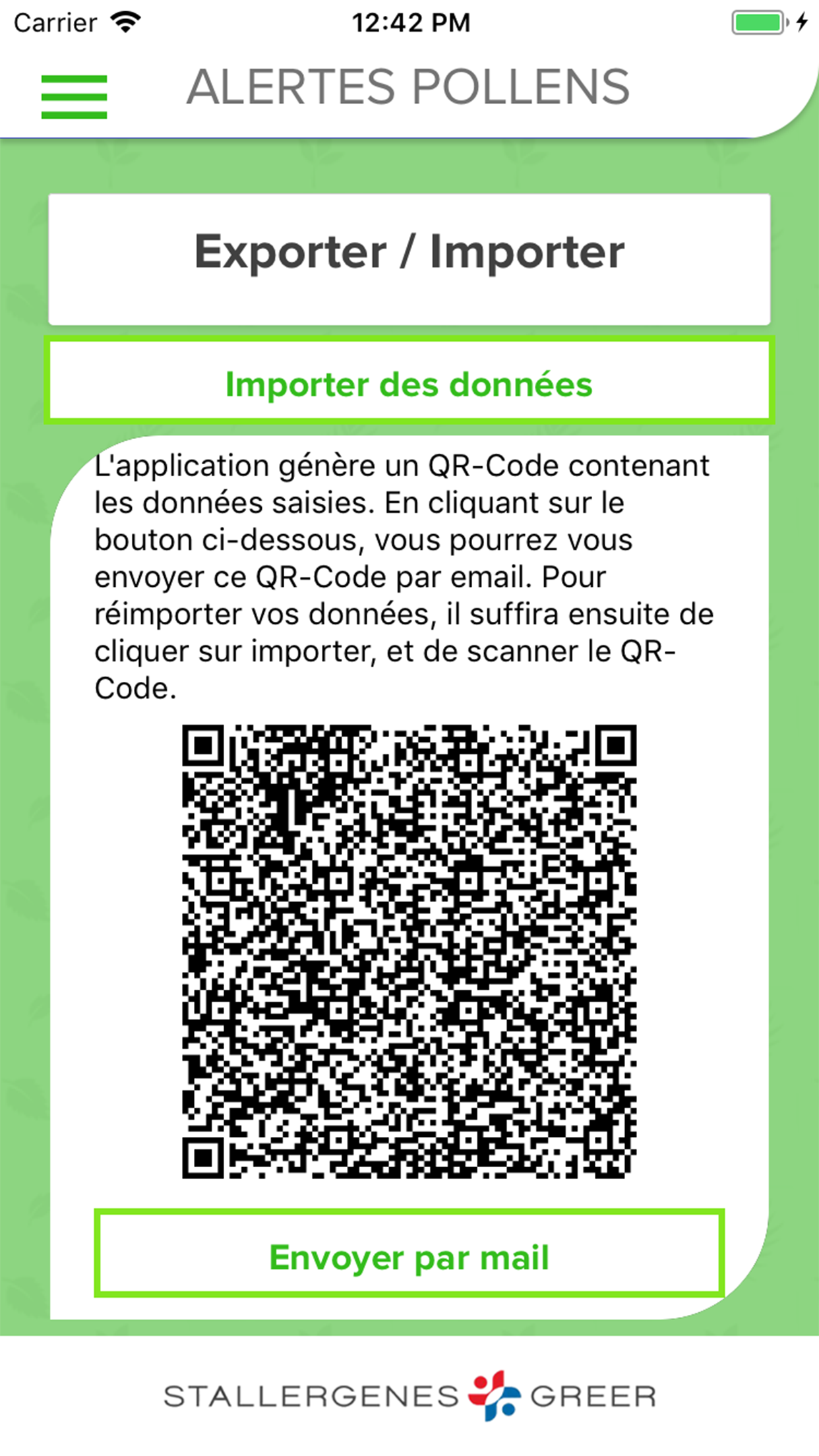 Alertes Pollens