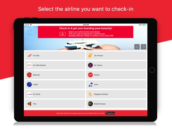 Screenshot #4 pour Yatra.com- Flight Web Check-In