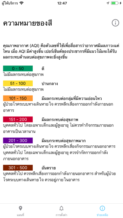 Screenshot #3 pour Thailand Air - คุณภาพอากาศไทย