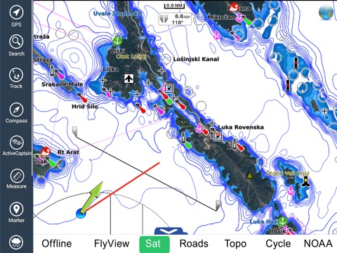 Croatia Nautical Charts HD GPSのおすすめ画像2