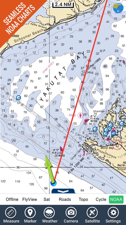 Marine Alaska S. E. HD Charts
