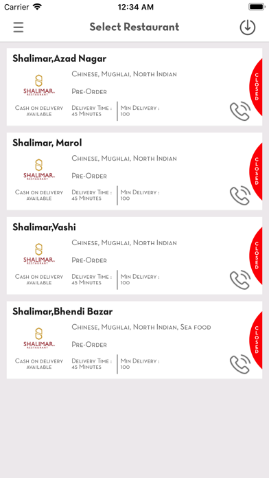 Shalimar Restaurants screenshot 3