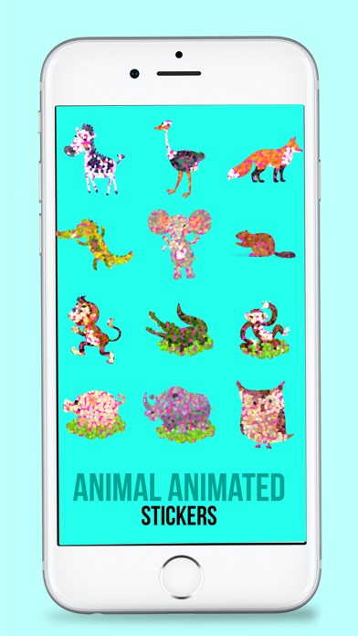 Animated Doted Animals Sticker screenshot 3