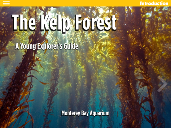 The Kelp Forest ebook iPad screenshot 1 - Education app