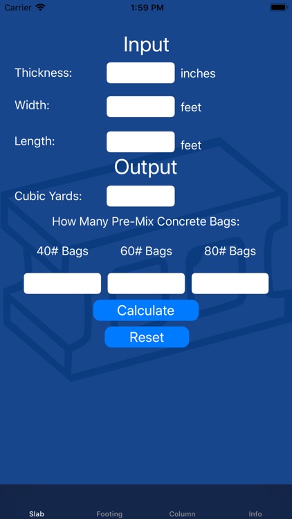 Concrete Calc Mobile