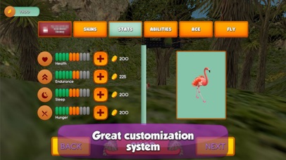 Wild Pink Flamingo Sim screenshot 4