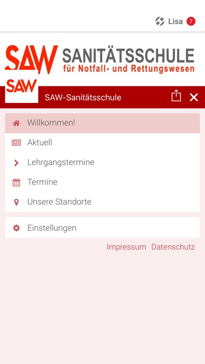 SAW-Sanitätsschule